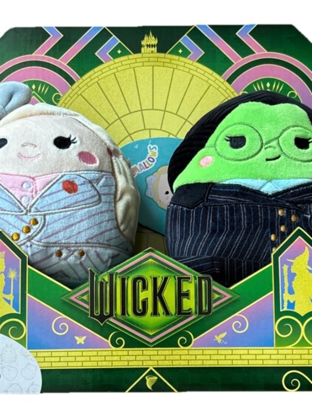 Wicked Squishmallows Glinda & Elphaba 5" Set NWT (Target Exclusive)